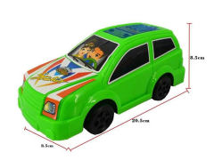 拉线商务警车带灯光