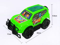 拉线越野车带灯光