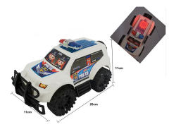 拉线越野车带灯光