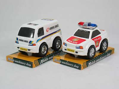 friction police car&Ambulance toys