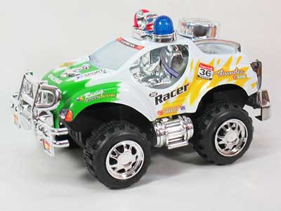 friction police car toys