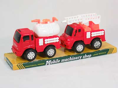 friction fire truck(2 in 1) toys