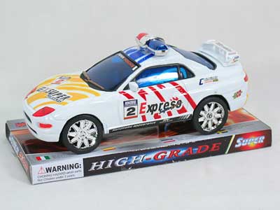 friction police car toys