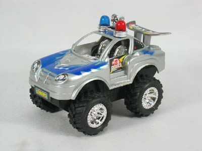 friction police car toys