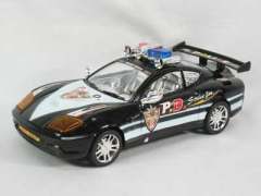 Friction Power Police Car