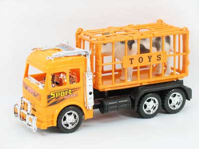 Friction Truck Tow Mich Cow toys