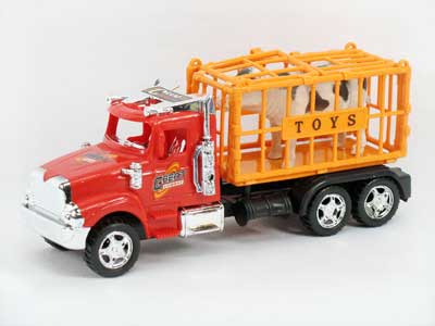 Friction Truck Tow Mich Cow toys