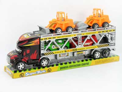 Friction Double Deck Trailer(2C) toys