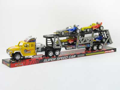 Friction Double Deck Trailer toys