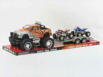 Friction Car Tow  Mororcycle3C) toys