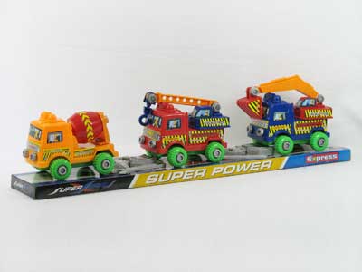 Friction Diy Construction Truck(3in1) toys