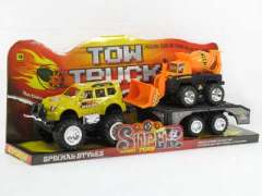 Friction Jeep Tow Construction Truck