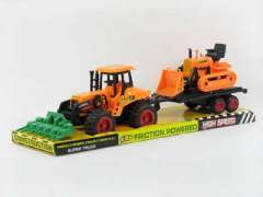 Friction Truck Tow Construction Truck(2S) toys