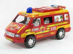 Friction Fire Car