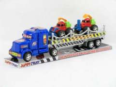 Friction  Car Tow Free Wheel Construction Truck(2C)