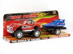 Friction Racing Tow Boat(4C) toys