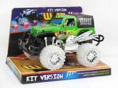 Friction Cross-country Jeep W/L(3C) toys