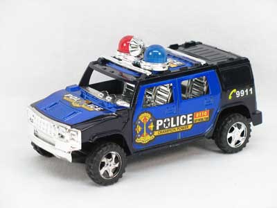 Friction  Police Car(4C) toys