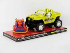 Friction Jeep & Pull Line Car(2in1)