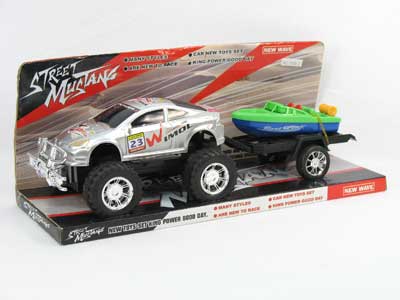 Friction Car Tow Boat(2S3C) toys