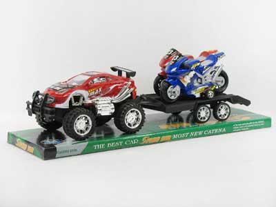 Friction Cross-country Car Tow Motorcycle Car toys