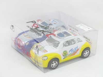 Friction  Police Car(2 in 1) toys