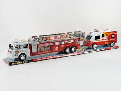 Friction Fire Engine Tow Ambulance toys