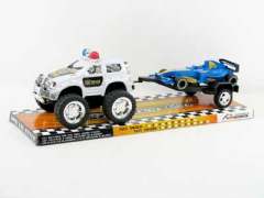 Friction Police Car Tow Equation Car(2C) toys