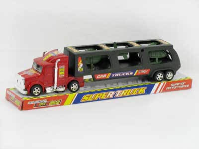 Friction Container Truck Tow Helicopter(2S) toys