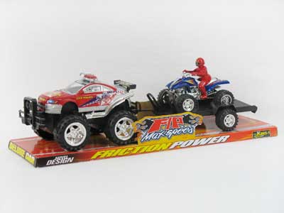 Friction Cross-country Police Truck toys