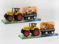 Friction Farmer Truck Tow Animals toys