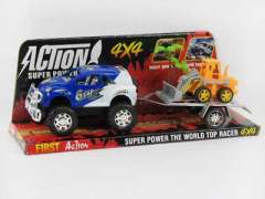 Friction Cross-country Car Tow Construction Truck(2C) toys