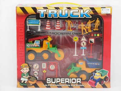 Friction Construction Truck W/Guide(2in) toys