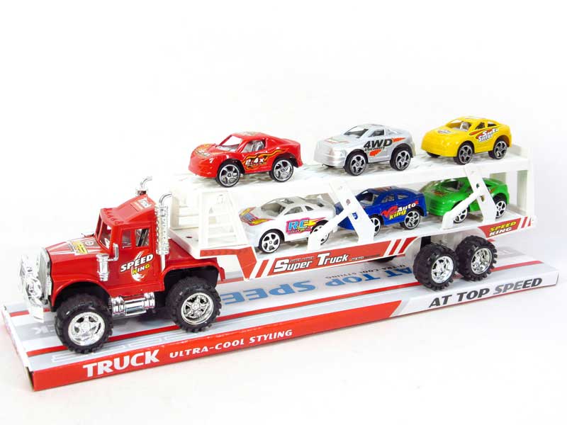 Friction Truck Tow Free Wheel Cars(2C) toys