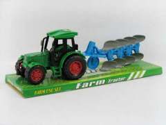 Friction Farmer Tractor & Plough(2C) toys