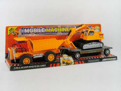 Friction Construction Truck Tow Construction Truck toys