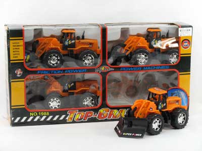 Friction Construction Truck(4in1) toys