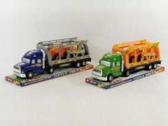 Friction Car Tow Construction Truck(2S2C) toys