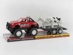 Friction Truck Tow Cattle/Horse(2C) toys