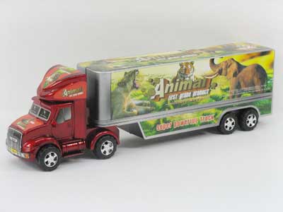 Friction Container Truck(2S2C) toys