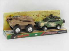 Friction Car & Pull Line Tank(2in1) toys