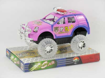 Friction Police  Car W/L(2S4C) toys