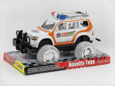 Friction Police  Car W/M_L toys