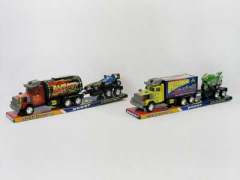 Friction  Tow Truck Tow Mororcycle(2S) toys