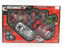 Friction Racing Car & Mororcade(2in1)