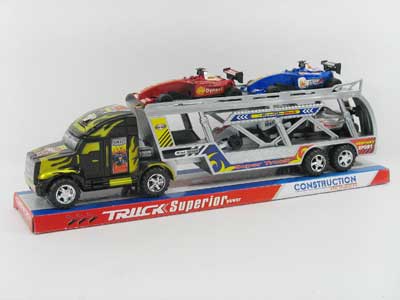 Friction Double Deck Trailer(2C) toys