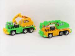 Friction Construction Truck(2S) toys