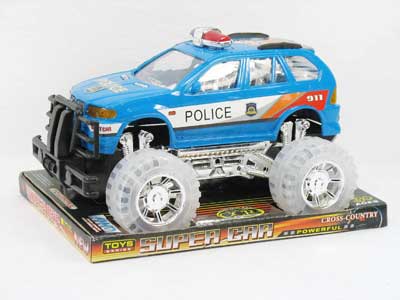 Friction Police Car W/L(2C) toys