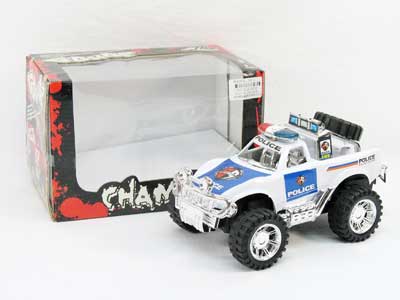 Friction Cross-country Police Car W/M toys