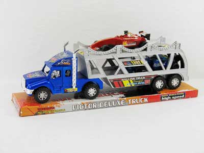 Friction Double Deck Trailer(2C) toys